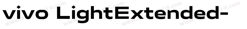 vivo LightExtended字体转换